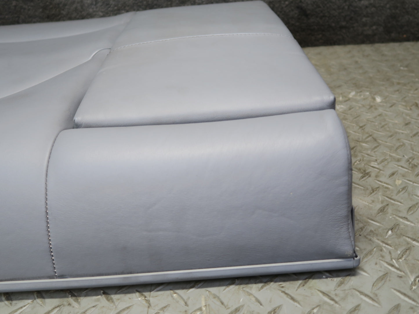2001-2006 BMW E46 M3 Coupe Rear Left Seat Upper Backrest Leather Cushion Gray