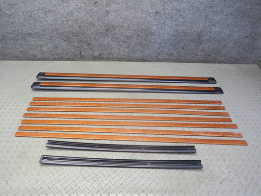 03-06 Chevrolet SSR 11pcs Rear Trunk BED Wood Grain Strips & Guide Set OEM