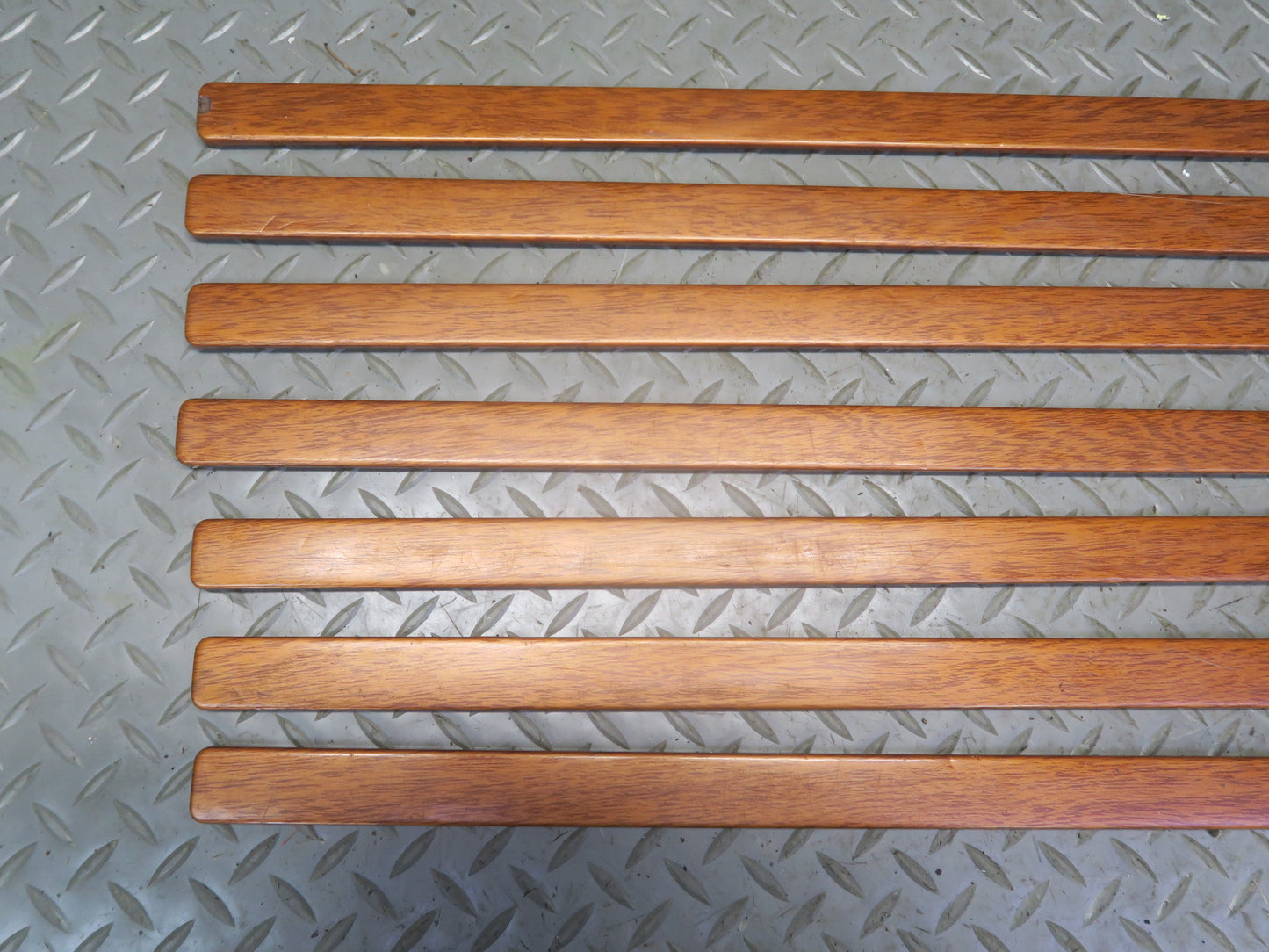 03-06 Chevrolet SSR 11pcs Rear Trunk BED Wood Grain Strips & Guide Set OEM