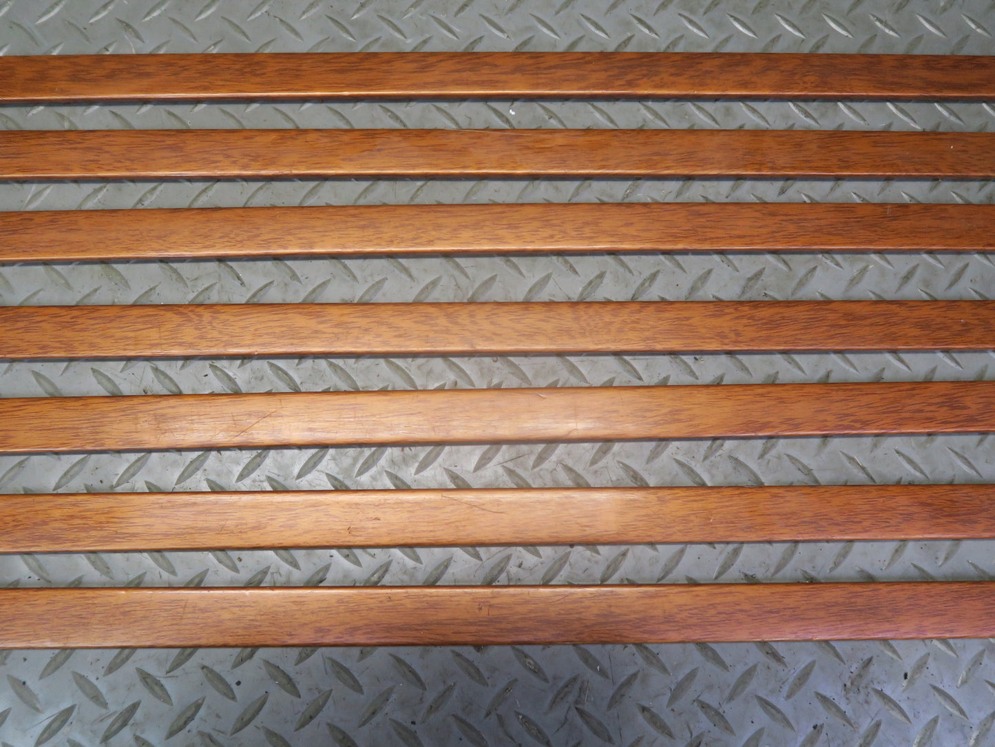 03-06 Chevrolet SSR 11pcs Rear Trunk BED Wood Grain Strips & Guide Set OEM