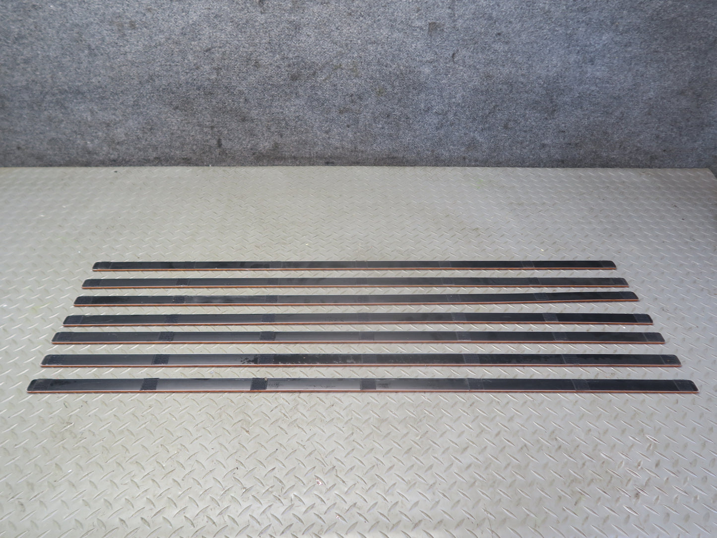 03-06 Chevrolet SSR 11pcs Rear Trunk BED Wood Grain Strips & Guide Set OEM