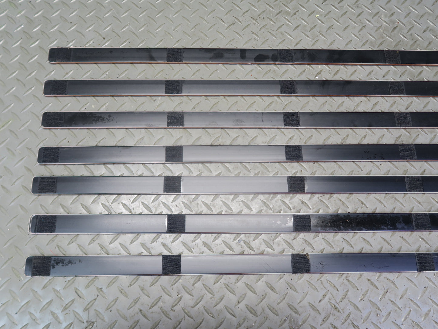 03-06 Chevrolet SSR 11pcs Rear Trunk BED Wood Grain Strips & Guide Set OEM