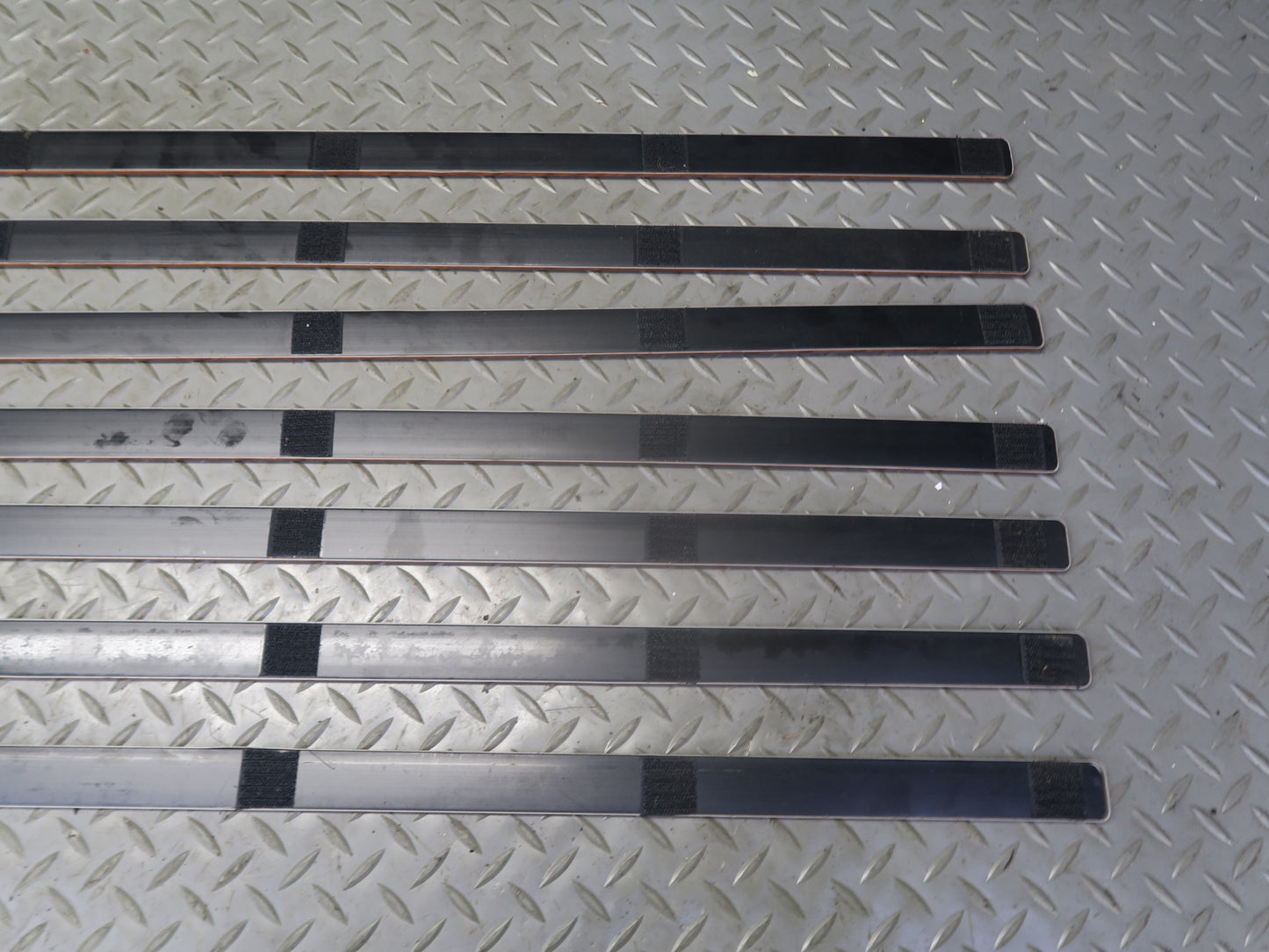 03-06 Chevrolet SSR 11pcs Rear Trunk BED Wood Grain Strips & Guide Set OEM