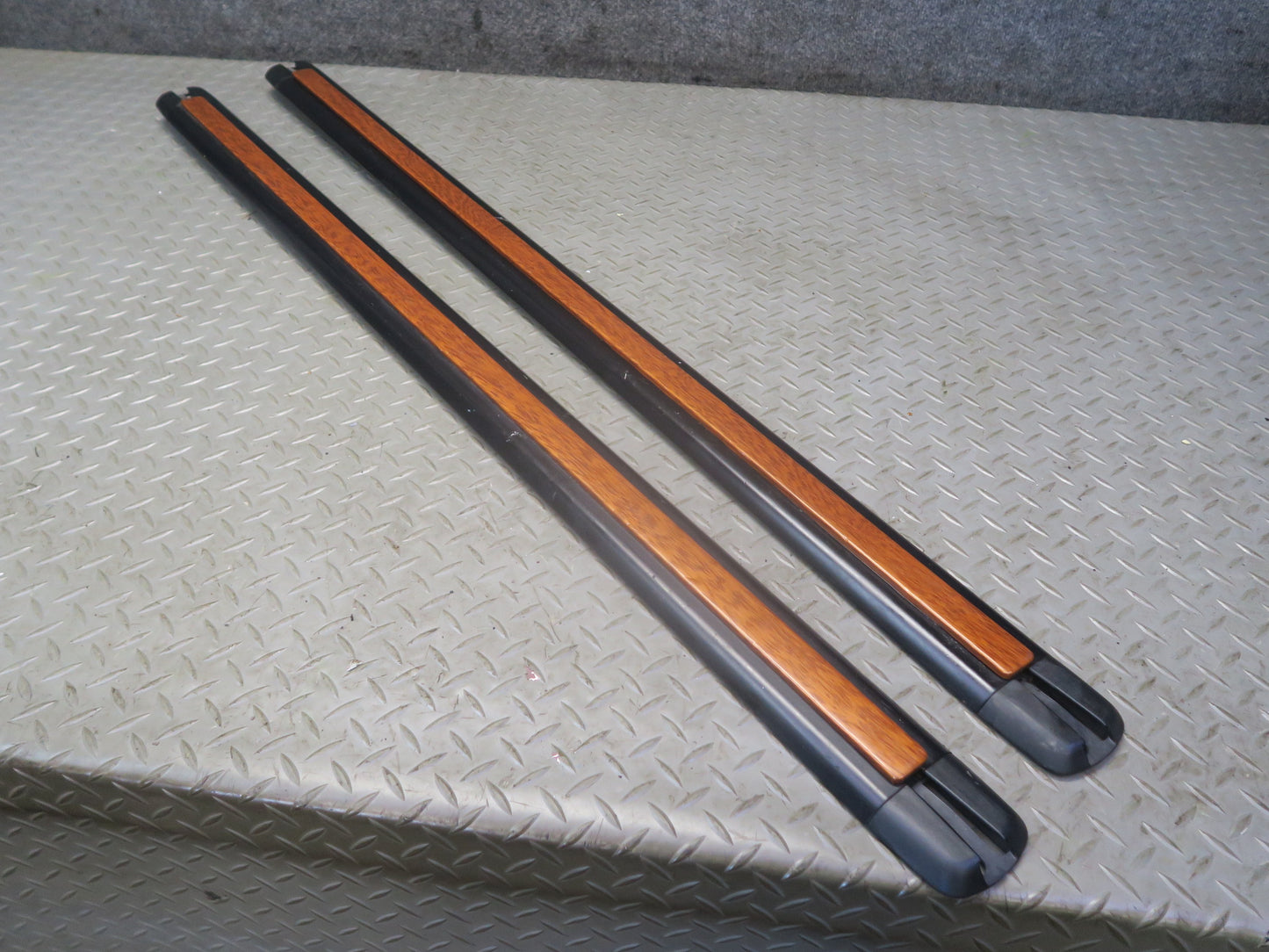 03-06 Chevrolet SSR 11pcs Rear Trunk BED Wood Grain Strips & Guide Set OEM