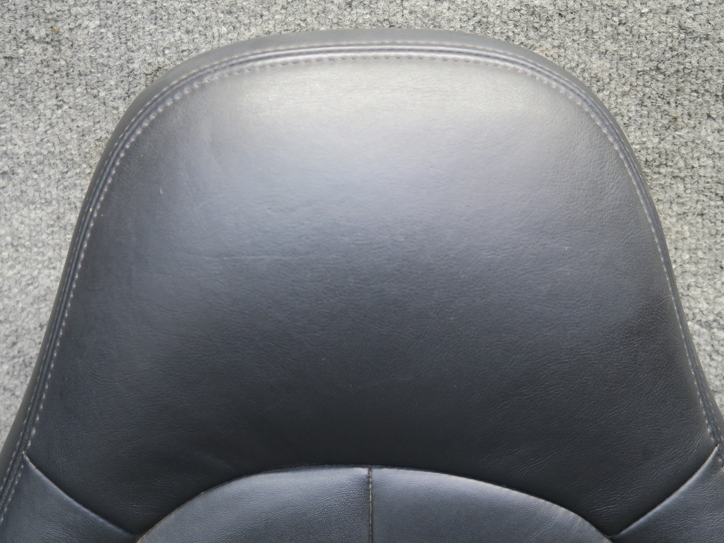 97-02 Chevrolet Corvette C5 Right Passenger Seat Upper Cushion Leather Black OEM