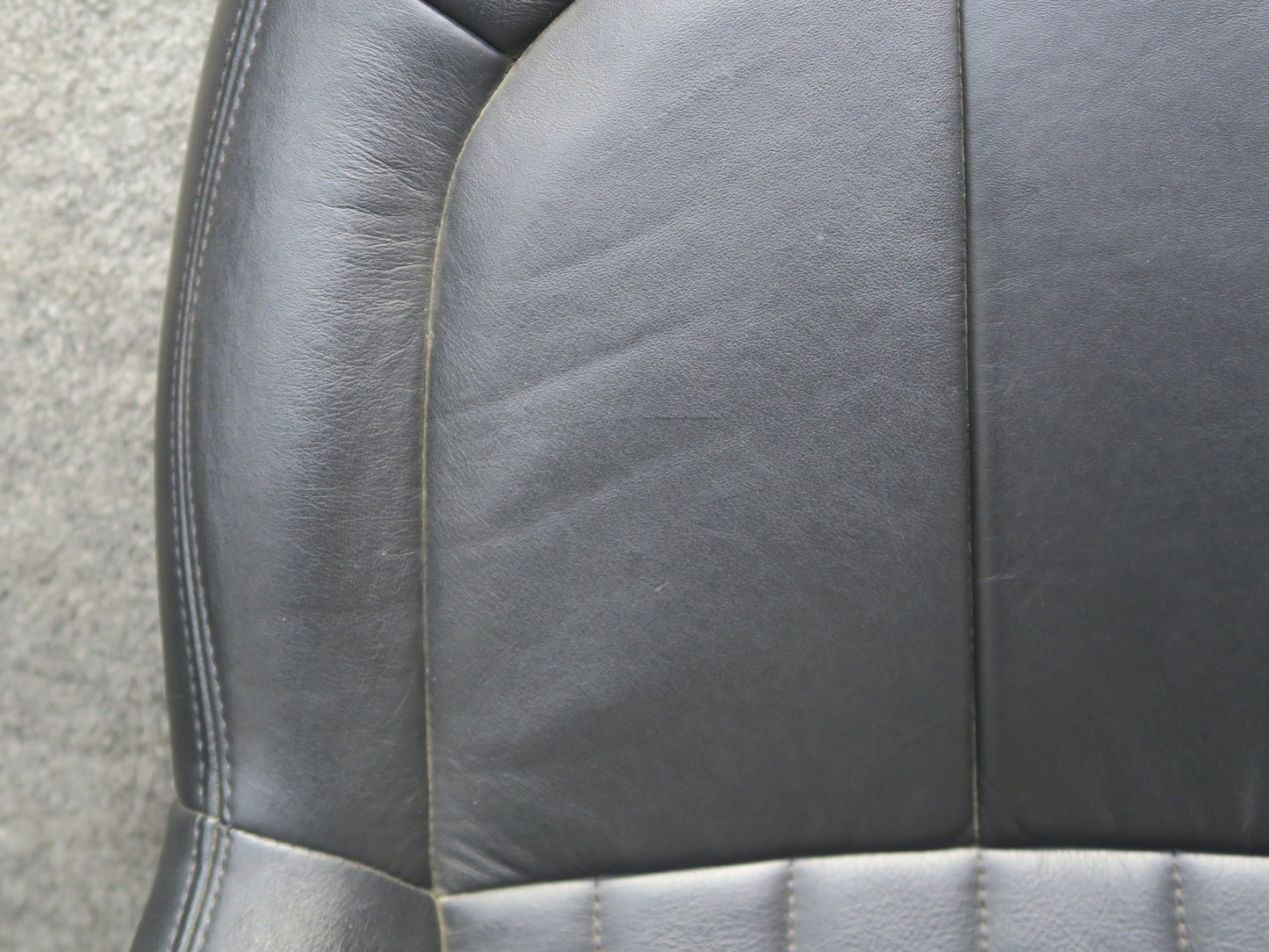 97-02 Chevrolet Corvette C5 Right Passenger Seat Upper Cushion Leather Black OEM