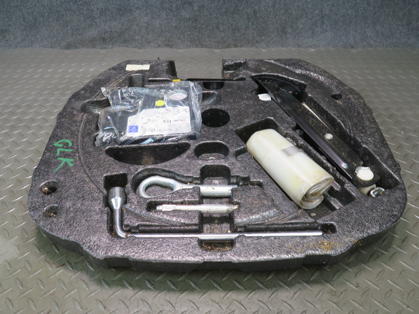 2012-2020 Mercedes R172 SLK SLC Rear Trunk Emergency Spare Tire Jack Tool KIT