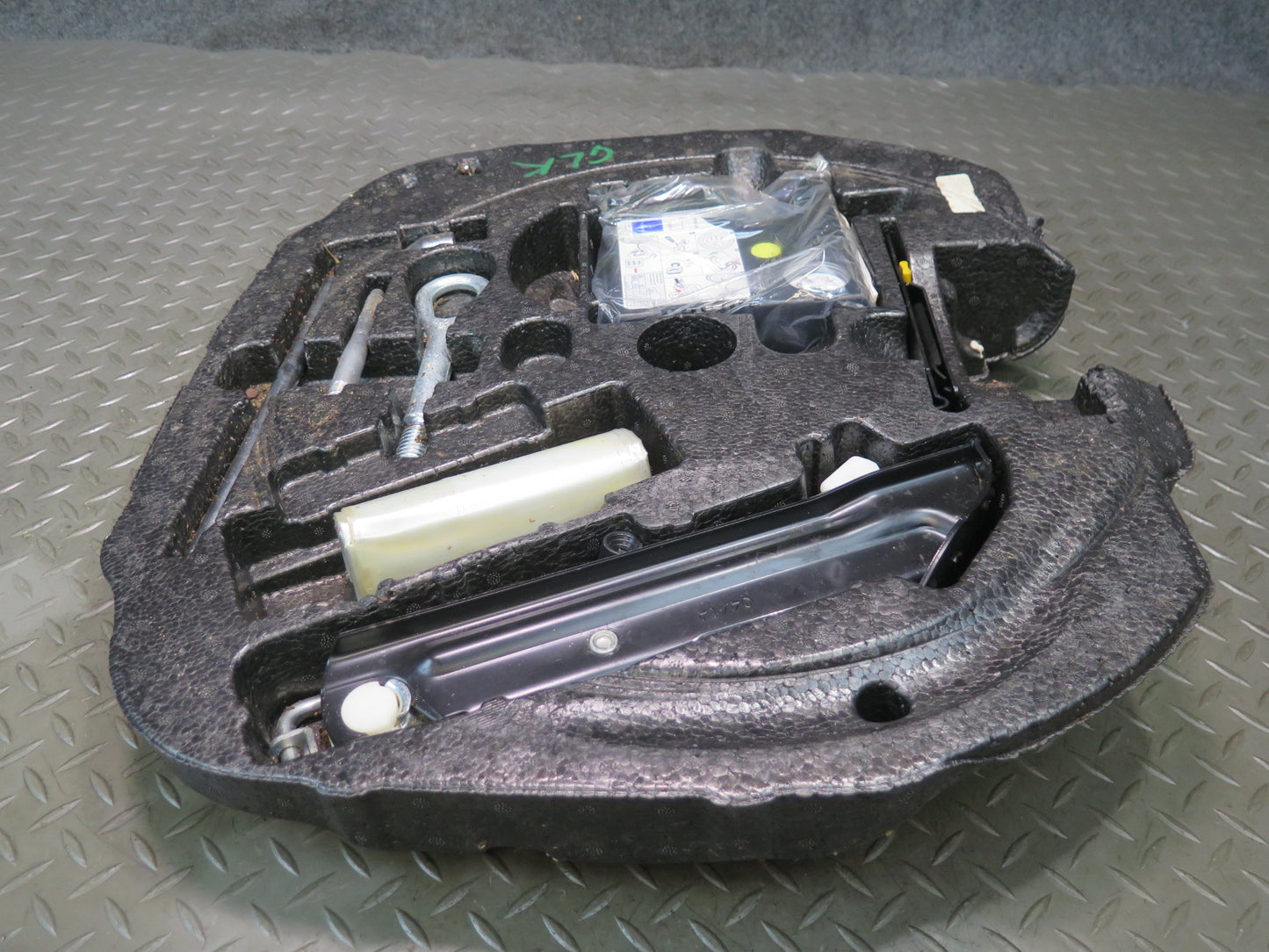 2012-2020 Mercedes R172 SLK SLC Rear Trunk Emergency Spare Tire Jack Tool KIT