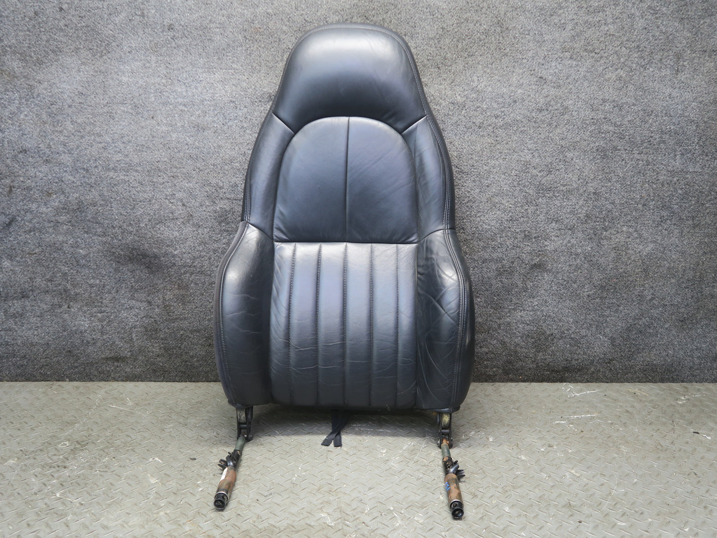 97-02 Chevrolet Corvette C5 Left Driver Seat Upper Cushion Leather Black OEM