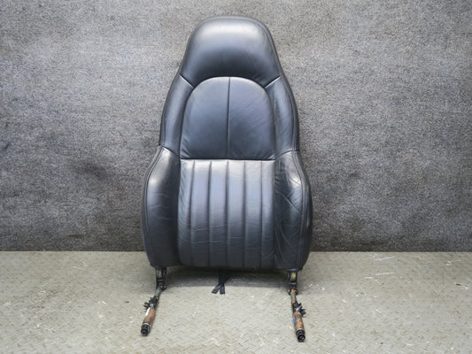 97-02 Chevrolet Corvette C5 Left Driver Seat Upper Cushion Leather Black OEM