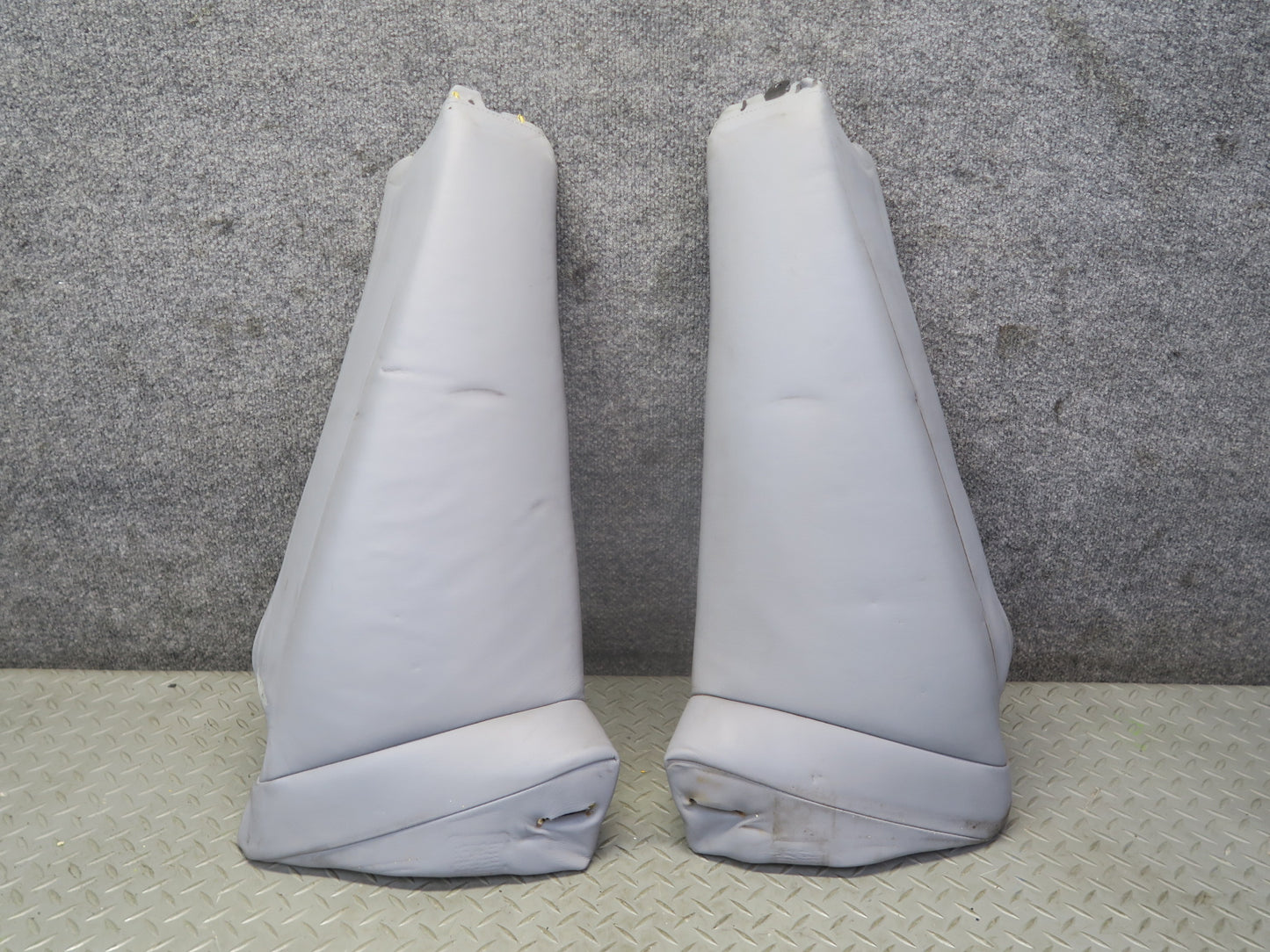 2001-2006 BMW E46 M3 Coupe Rear Left & Right Seat Leather Bolster Set of 2