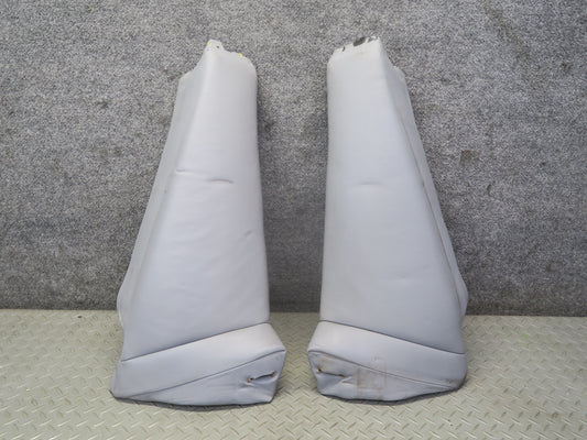 2001-2006 BMW E46 M3 Coupe Rear Left & Right Seat Leather Bolster Set of 2