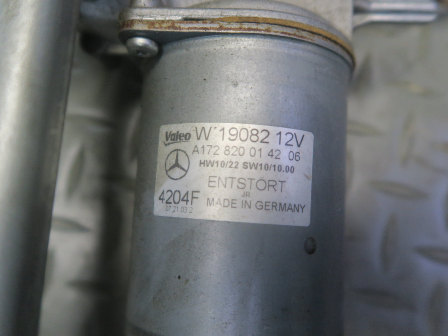2012-2020 Mercedes R172 SLK SLC Windshield Wiper Transmission Linkage W/ Motor