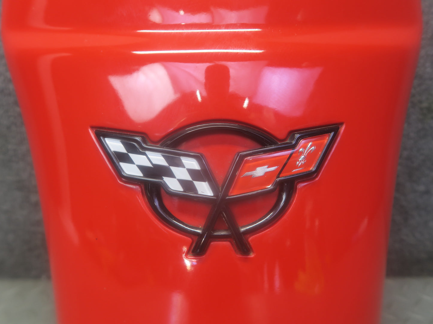 98-04 Chevrolet Corvette C5 Convert Interior Center Waterfall Trim Cover RED OEM