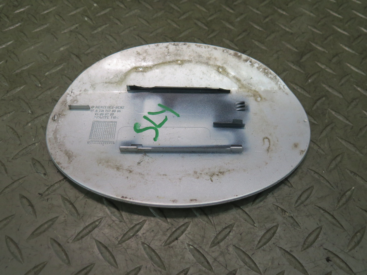 13-20 Mercedes R231 Sl-class Fuel Door Lid Cover Iridium Silver OEM
