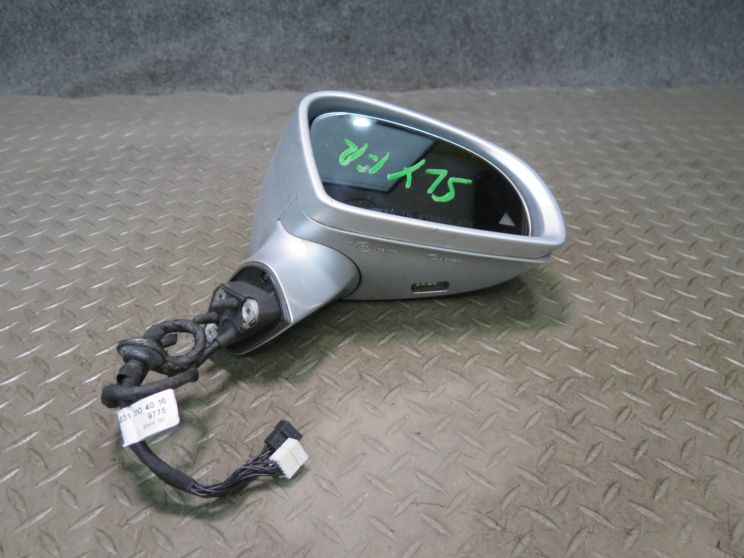 13-20 Mercedes R231 SL550 Right Side View Auto Dim Heated Mirror Blind Spot OEM