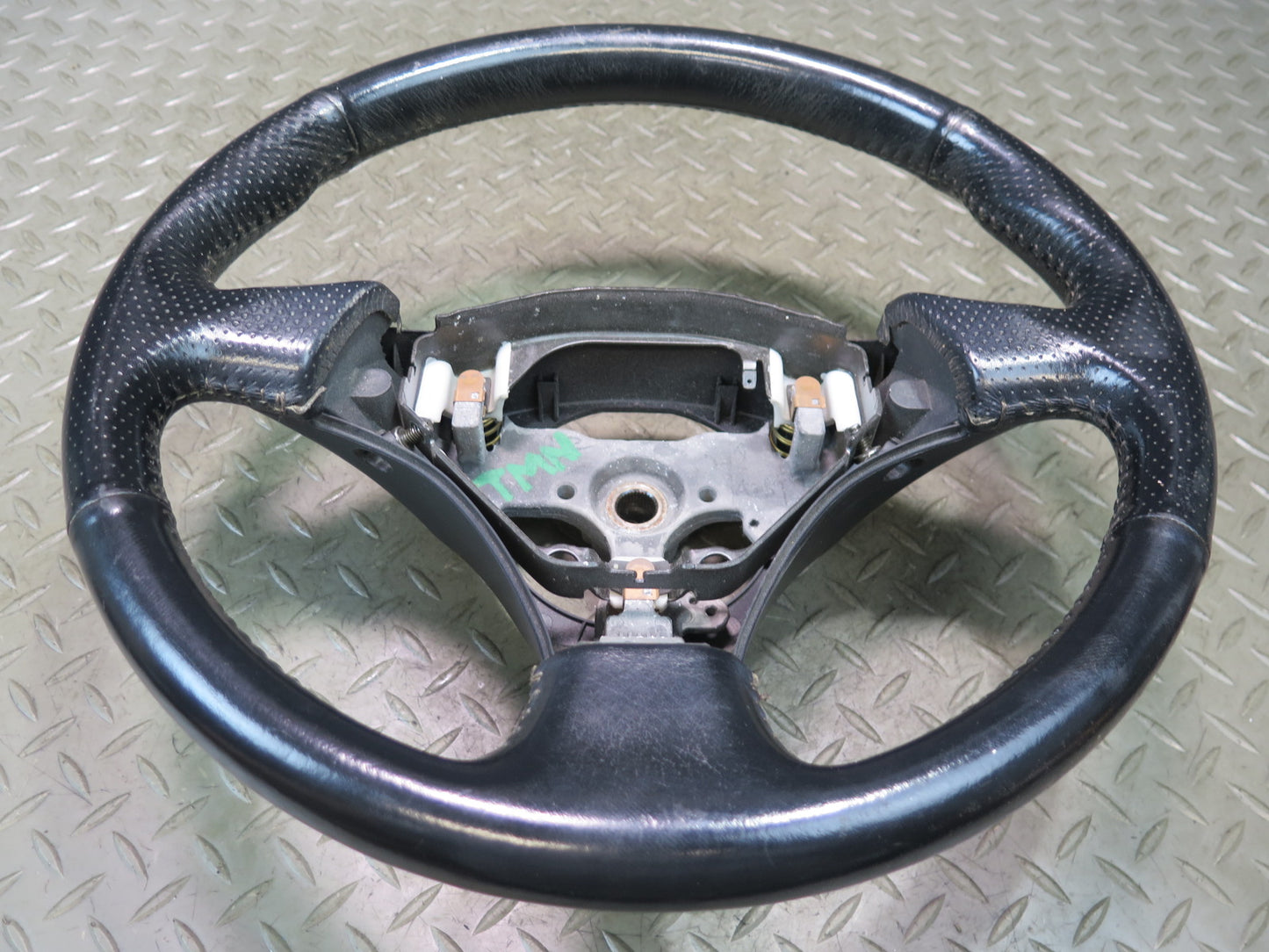00-05 Toyota MR2 Spyder ZZW30L Leather Steering Black OEM