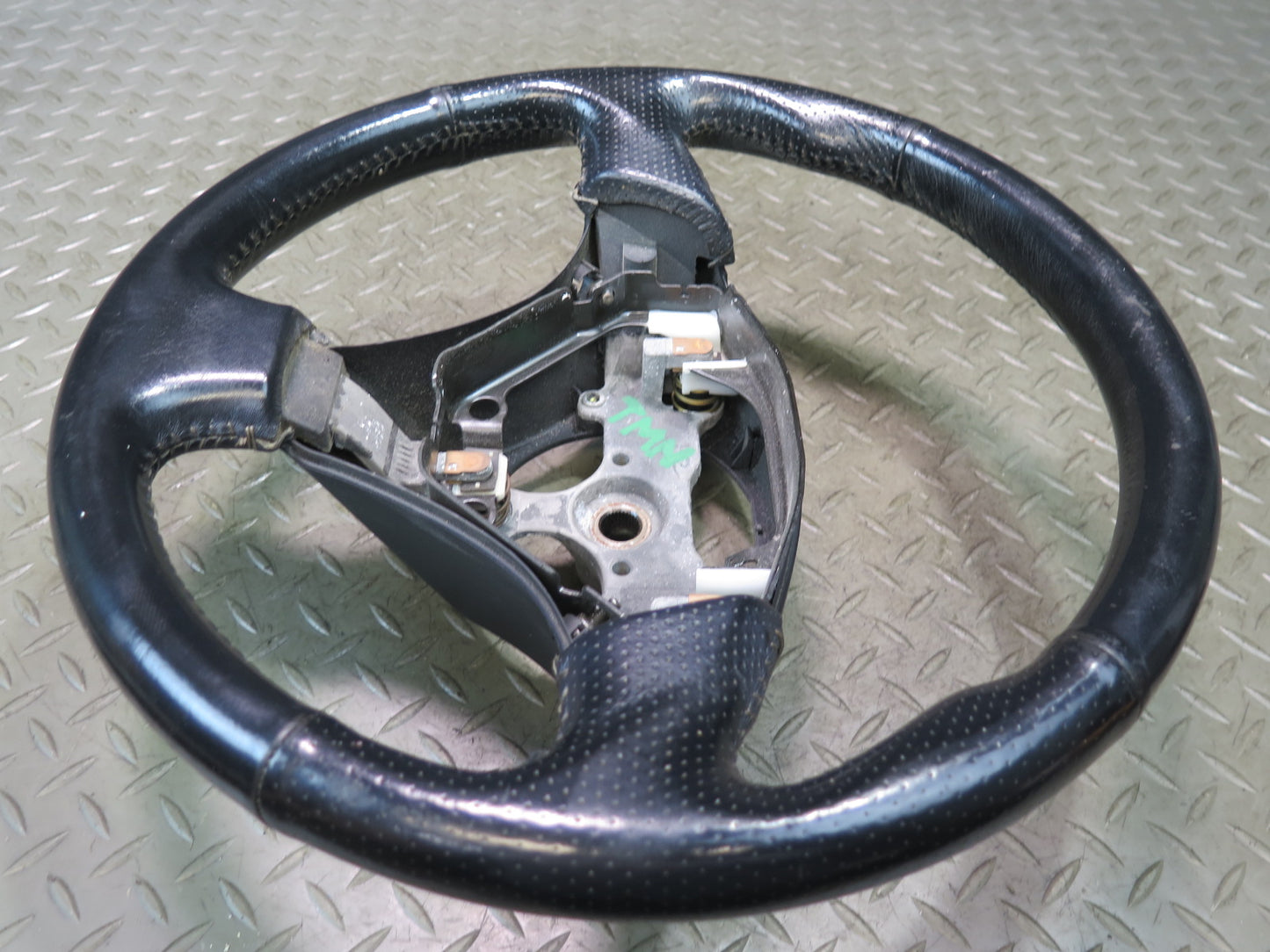 00-05 Toyota MR2 Spyder ZZW30L Leather Steering Black OEM