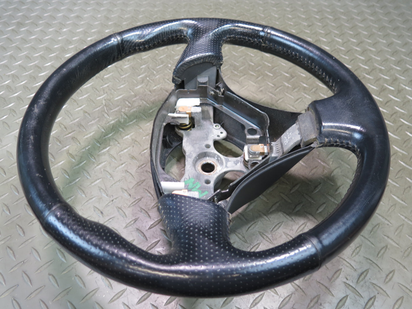 00-05 Toyota MR2 Spyder ZZW30L Leather Steering Black OEM
