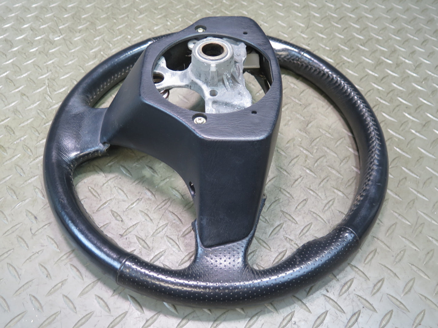 00-05 Toyota MR2 Spyder ZZW30L Leather Steering Black OEM
