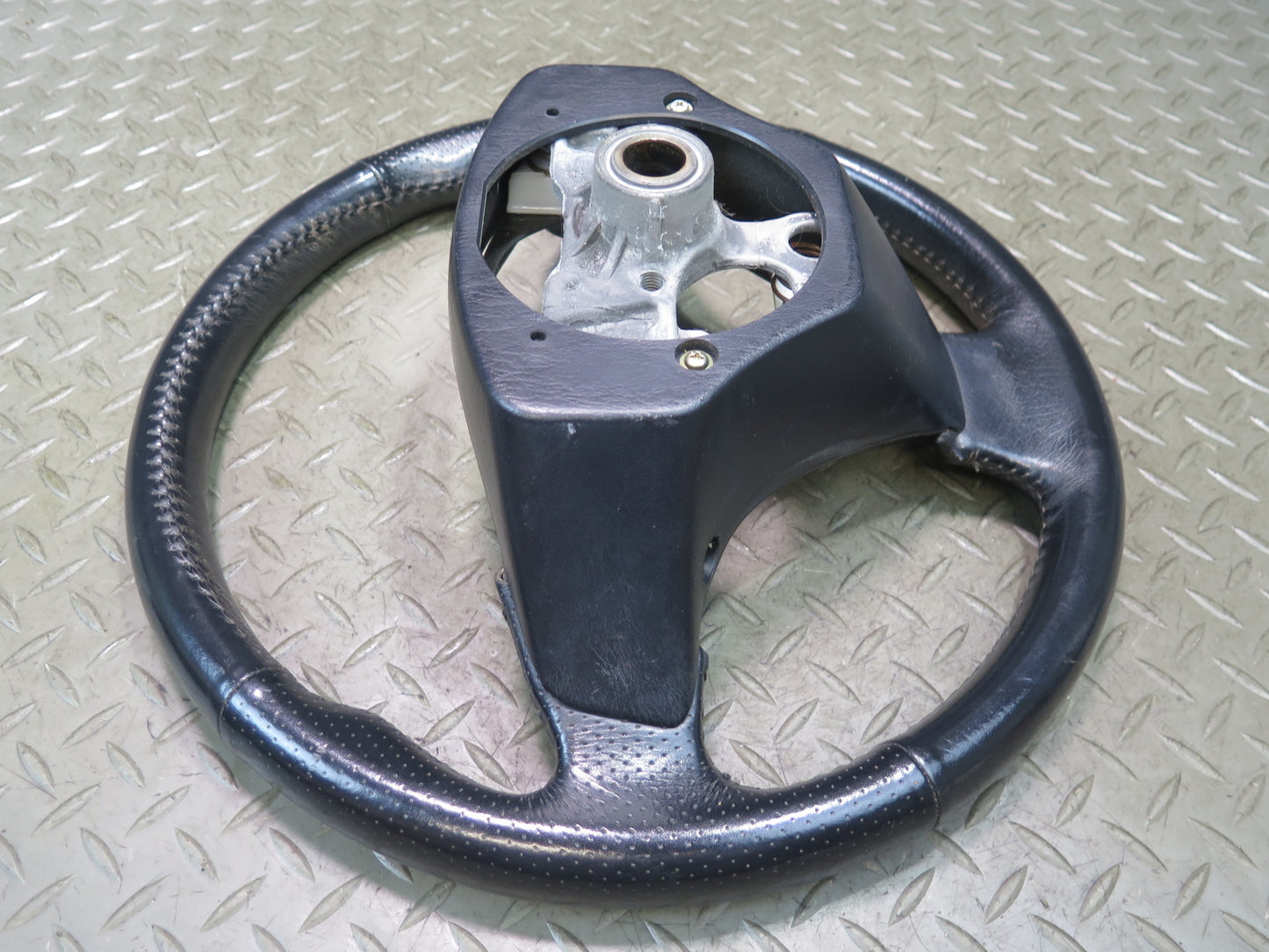 00-05 Toyota MR2 Spyder ZZW30L Leather Steering Black OEM