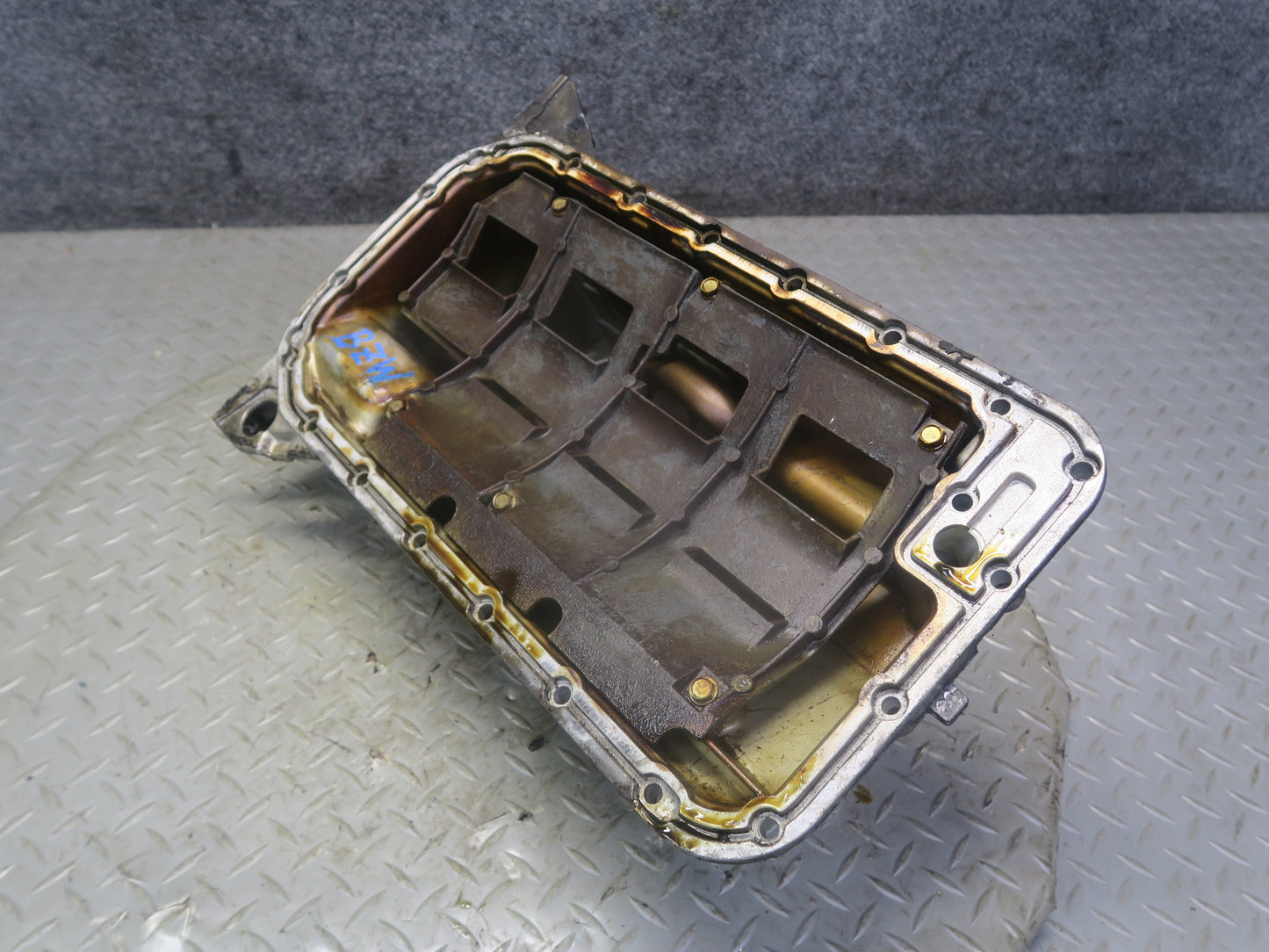 96-99 BMW E36/7 Z3 1.9L M44 Engine Motor Lower Oil Pan Sump w Dipstick OEM