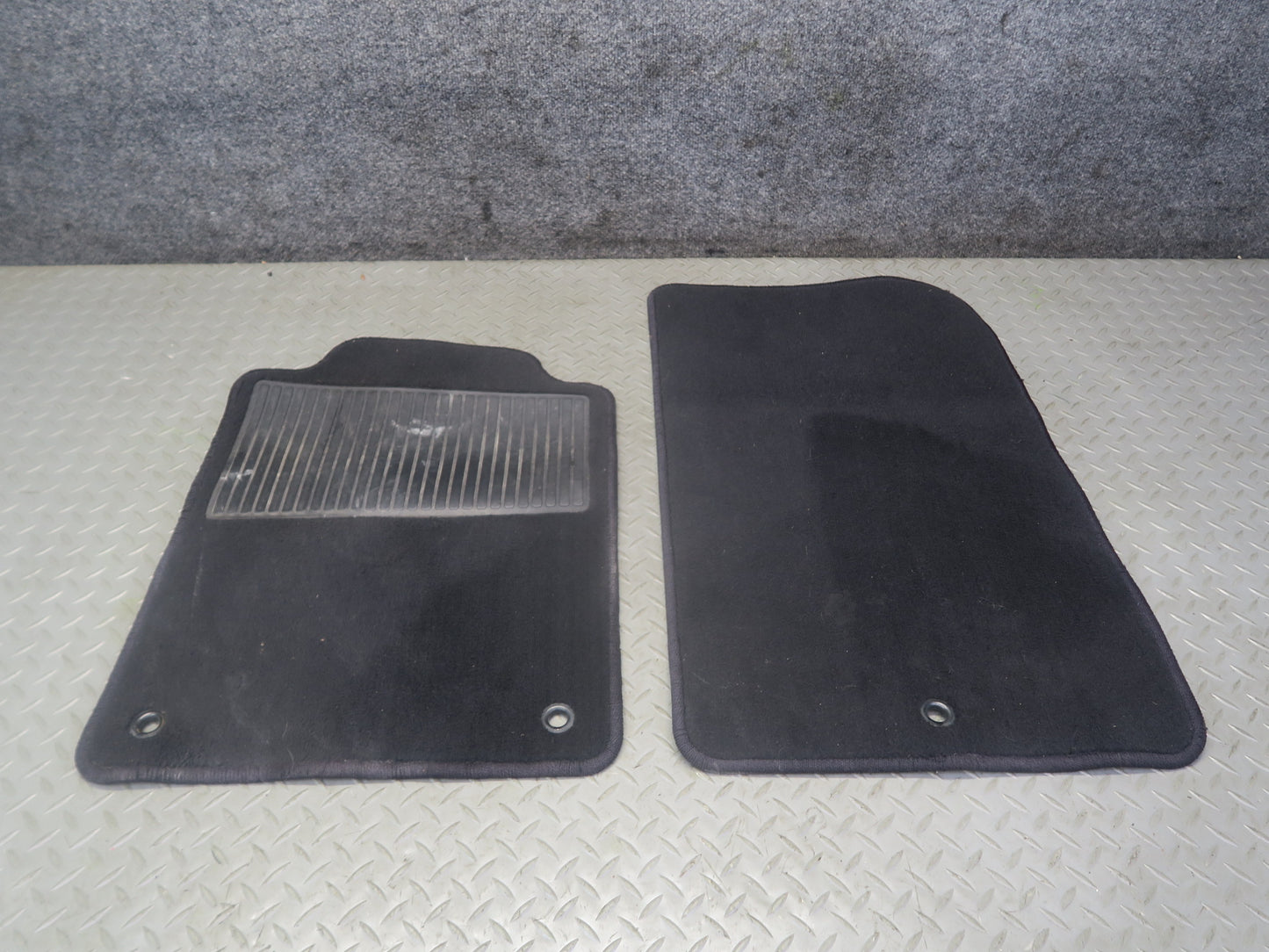 97-04 Chevrolet Corvette C5 Set of 2 Front Carpet Floor MAT Black 45K Miles OEM