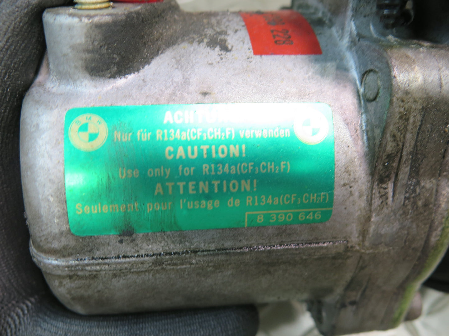 96-99 BMW E36/7 Roadster Z3 1.9L M44 A/C Air Condition Compressor 8390228 OEM