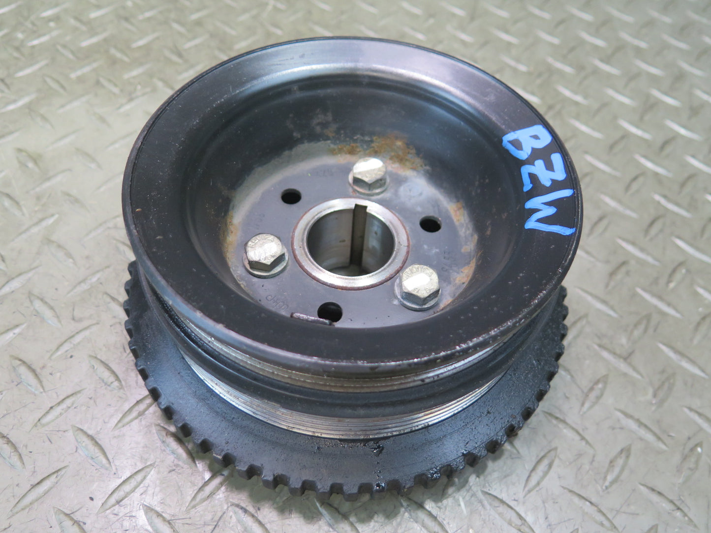 96-99 BMW E36/7 Z3 1.9L M44 Water Power Steering Pump Crankshaft Pulley Set OEM
