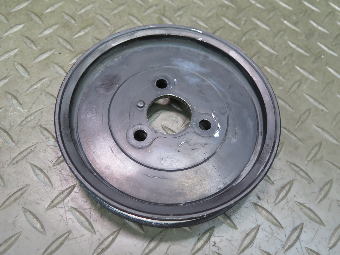 96-99 BMW E36/7 Z3 1.9L M44 Water Power Steering Pump Crankshaft Pulley Set OEM