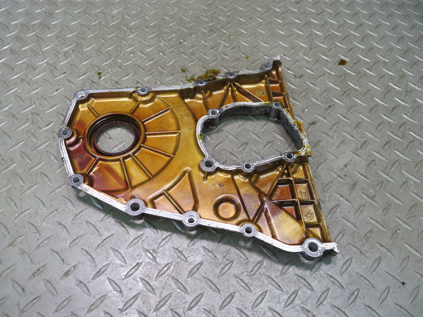 96-99 BMW E36/7 Z3 1.9L M44 Set of 2 Lower & Upper Engine Timing Chain Cover OEM