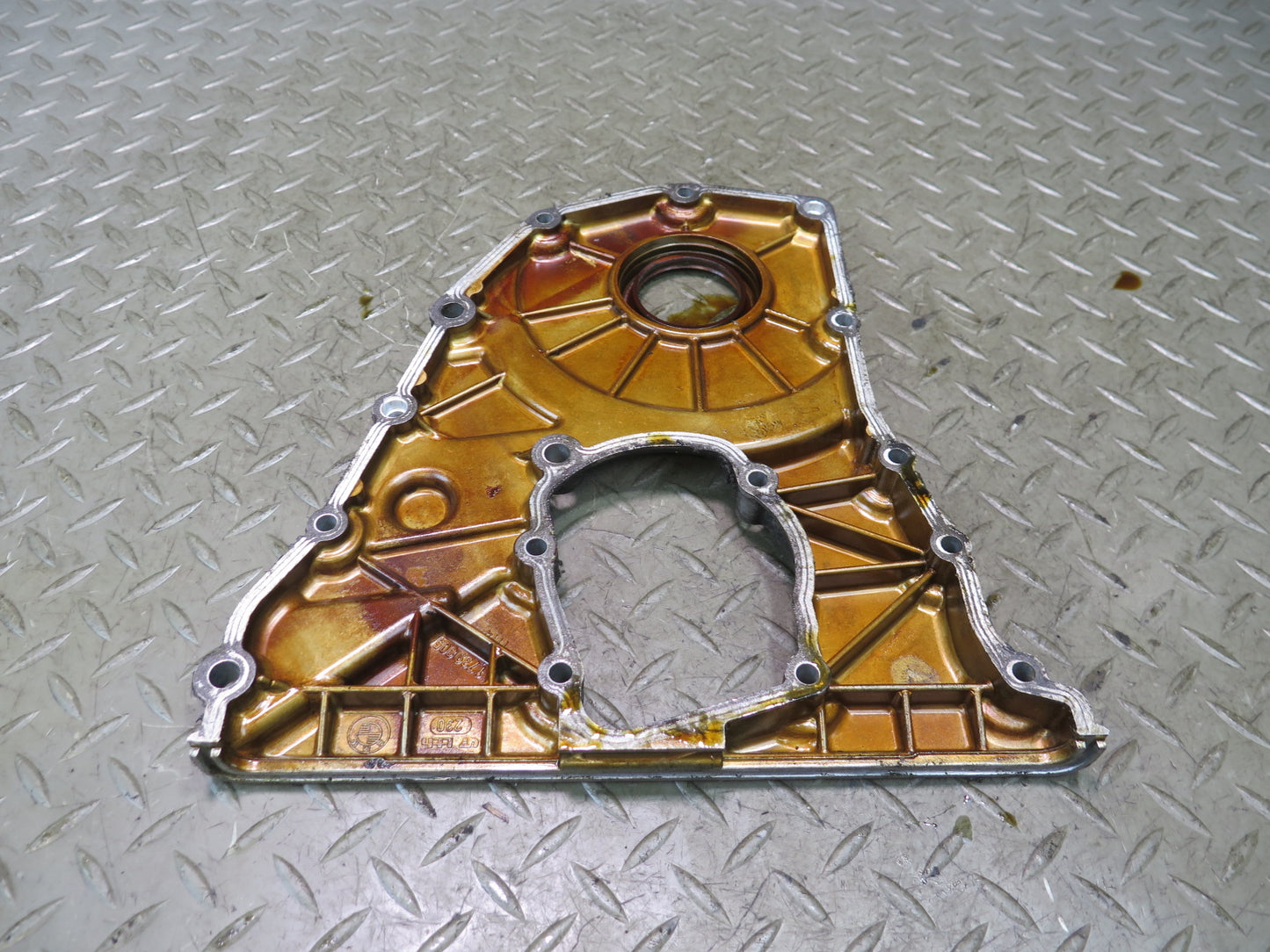 96-99 BMW E36/7 Z3 1.9L M44 Set of 2 Lower & Upper Engine Timing Chain Cover OEM