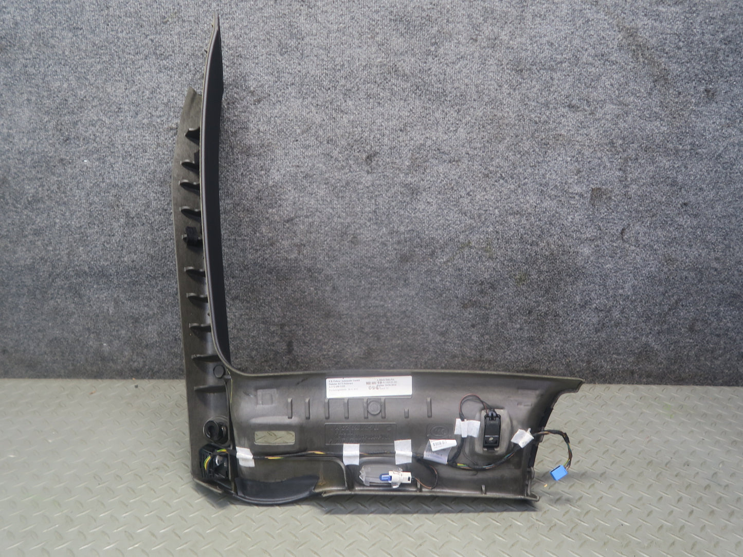 2012-2016 Mercedes R172 SLK Right Left Side A-pillar Trim Cover Panel Black Set