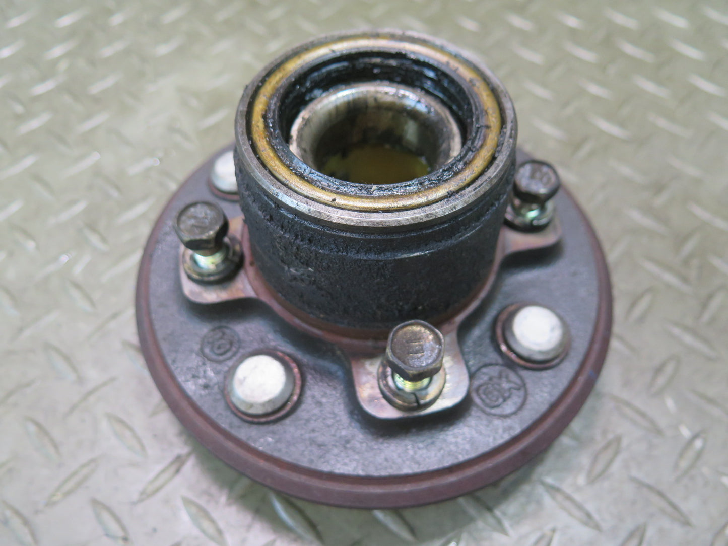 84-88 Toyota Cressida MX73 Front Axle Hub w Hardware Set 45K Miles OEM