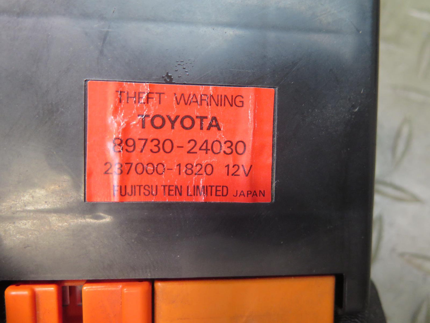 98-00 Lexus JZZ31L SC400 SC300 Anti Theft Warning Locking Control Module OEM