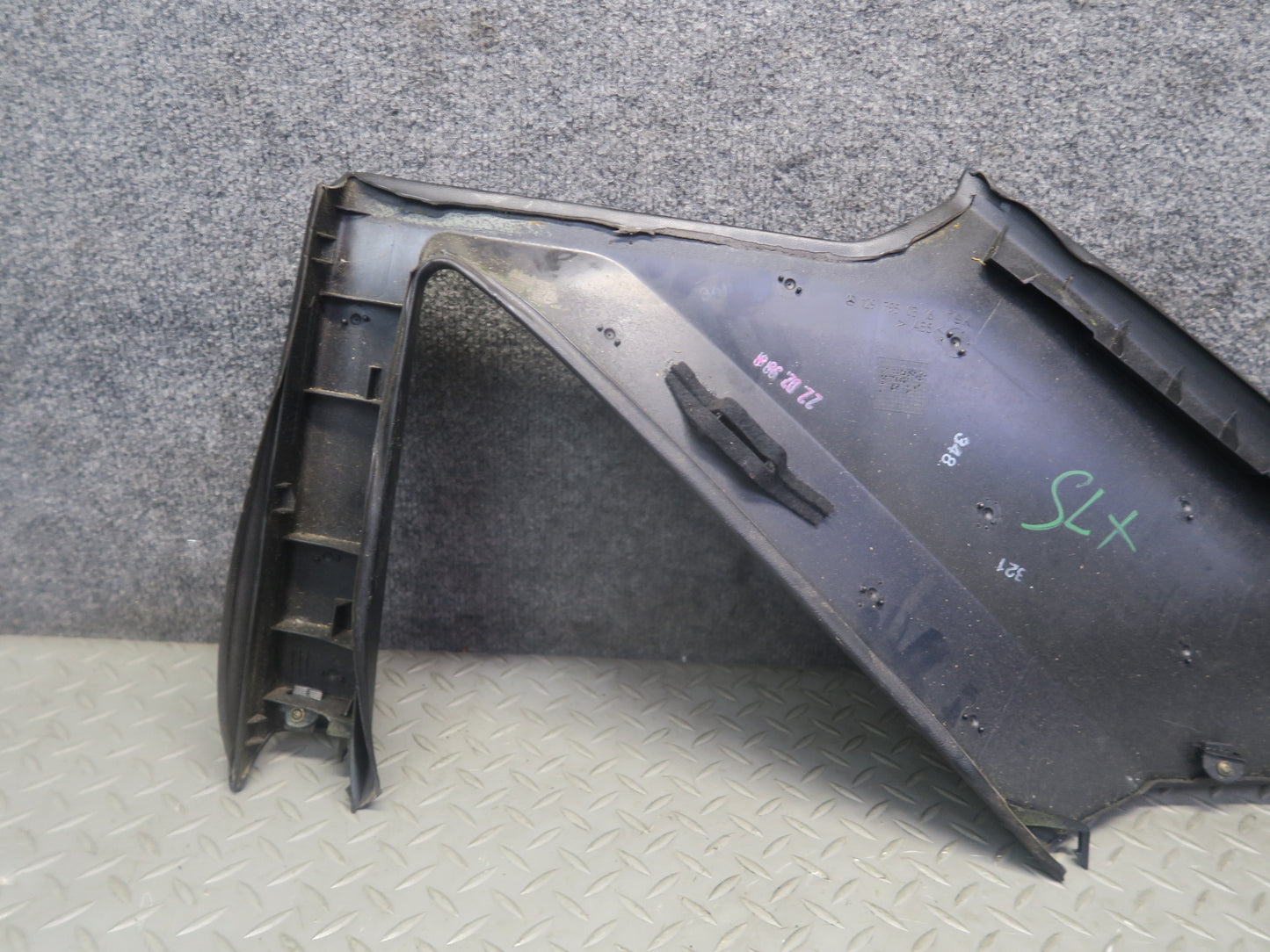 94-02 Mercedes R129 Sl-class Rear Left Hardtop Window Trim Panel 1297950316 OEM
