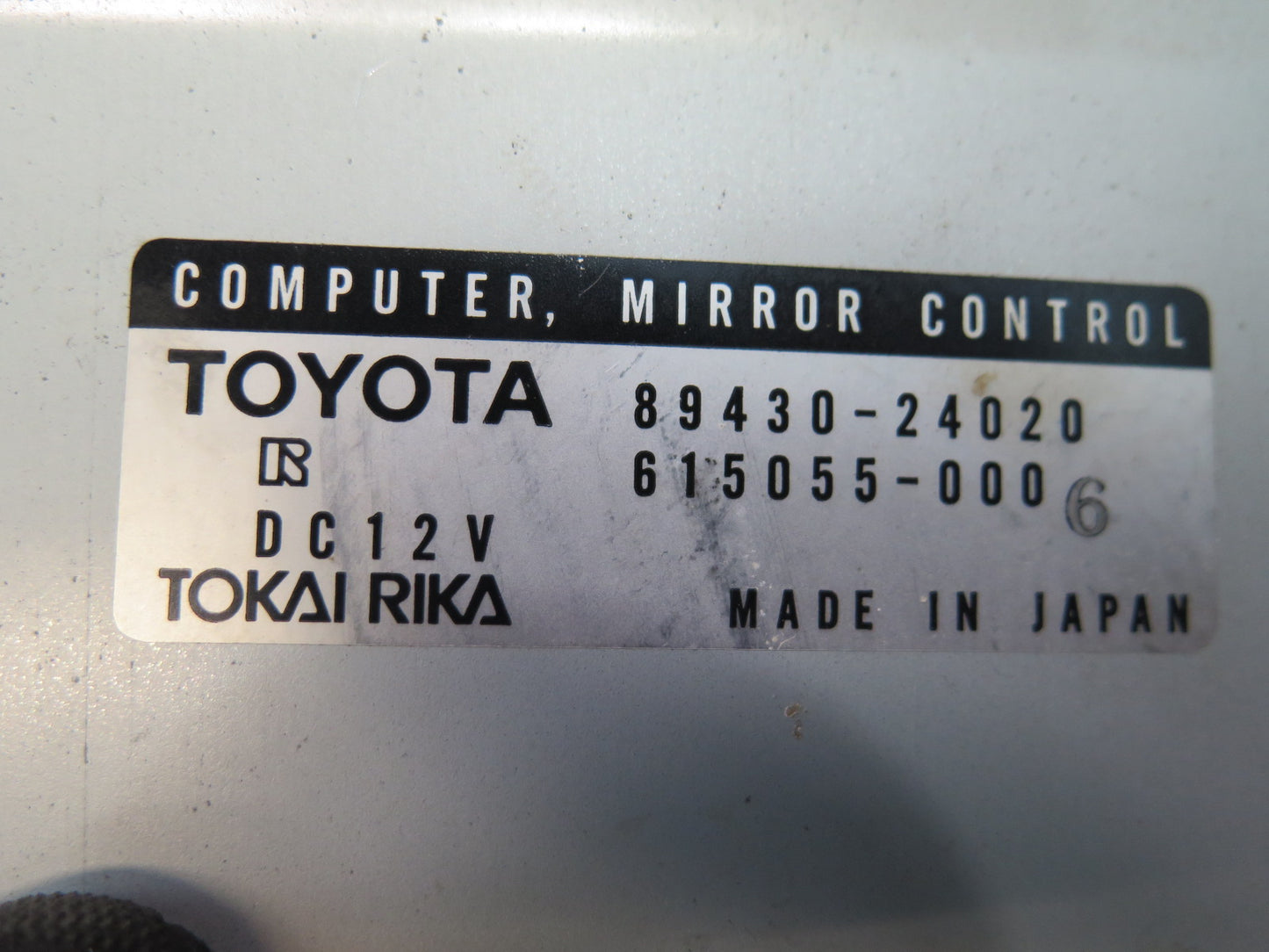 92-00 Lexus UZZ30L SC400 SC300 Mirror Control Module Unit 89430-24020 OEM