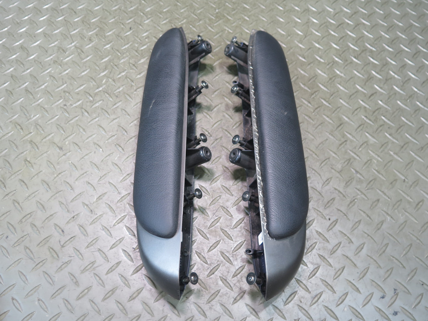 2001-2006 BMW E46 M3 Coupe Rear Left & Right Leather Armrest Set of 2