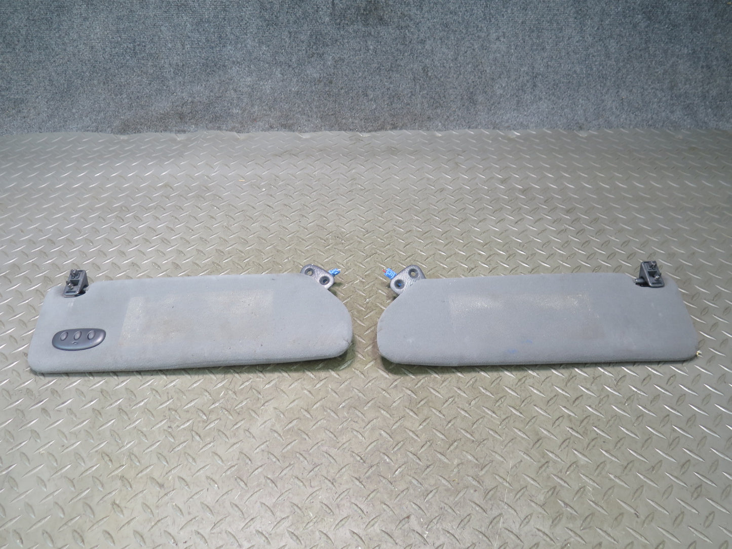 98-00 Lexus UZZ30L SC300 SC400 Set of 2 Front Left Right Sun Visor Gray OEM