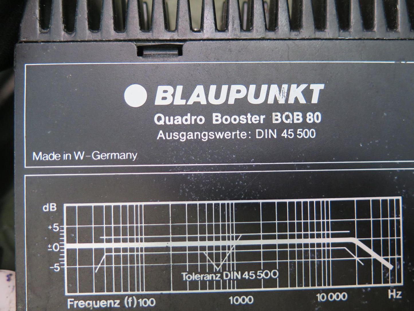 1986 Porsche 928 S Blaupunkt Quadro Booster BQB 80 Radio AMP Amplifier
