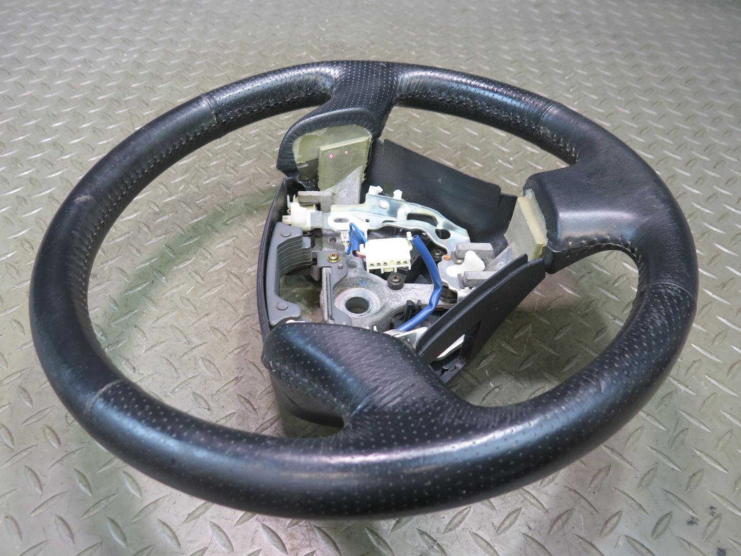 99-00 Lexus UZZ30L SC400 SC300 Leather Steering w Cruise Switch Black OEM