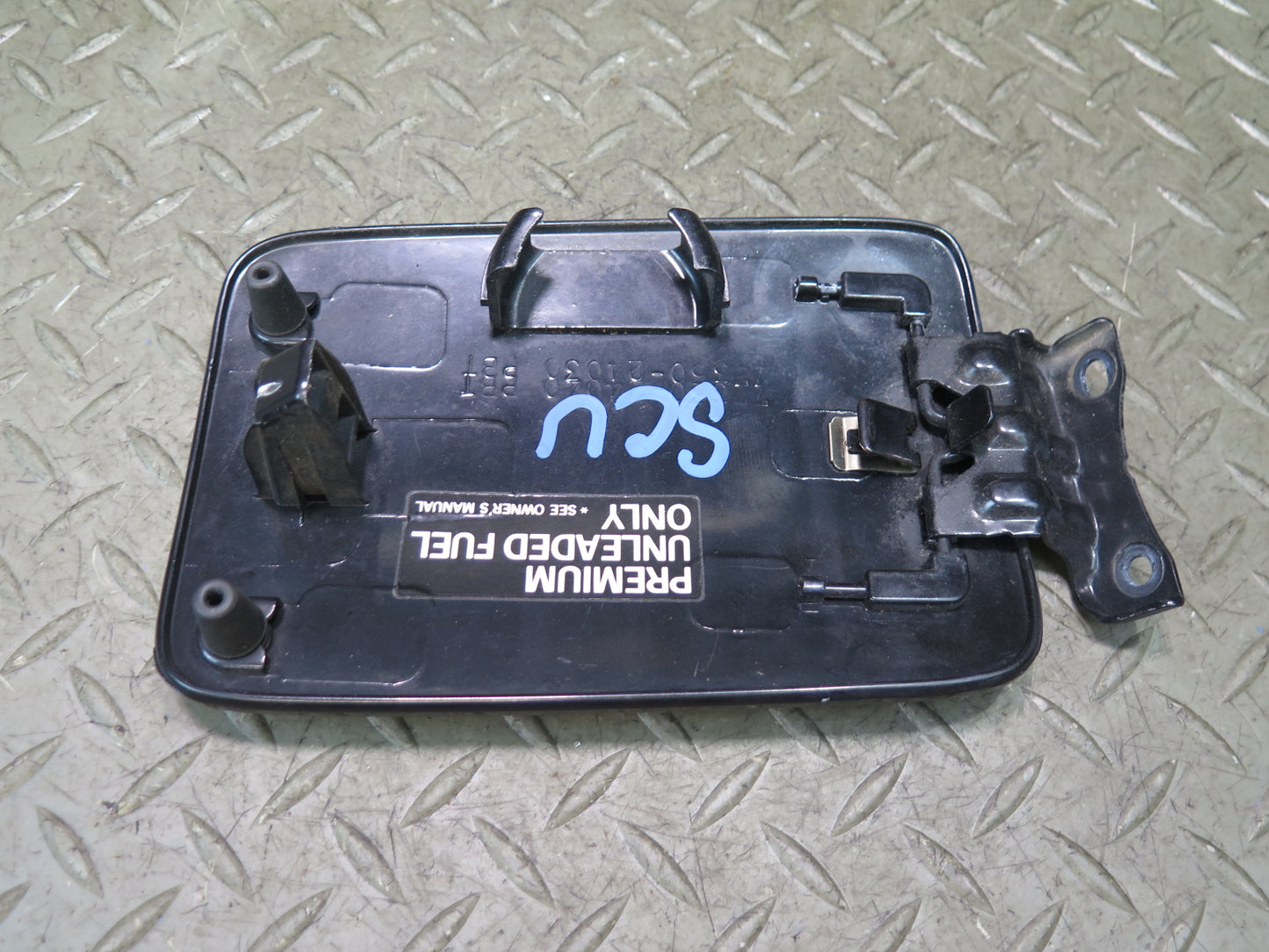 92-00 Lexus UZZ30L SC400 SC300 Fuel Door Lid Cover Black Onyx OEM