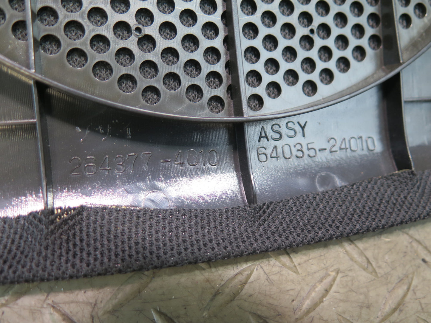 98-00 Lexus SC300 SC400 Set of 3 Rear Shelf Speaker Grille Trim Cover Black OEM