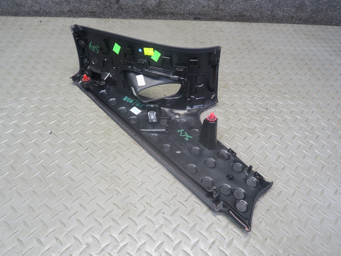 13-20 Mercedes R231 SL550 Set of 2 Rear Interior C Pillar Upper Trim Panel OEM