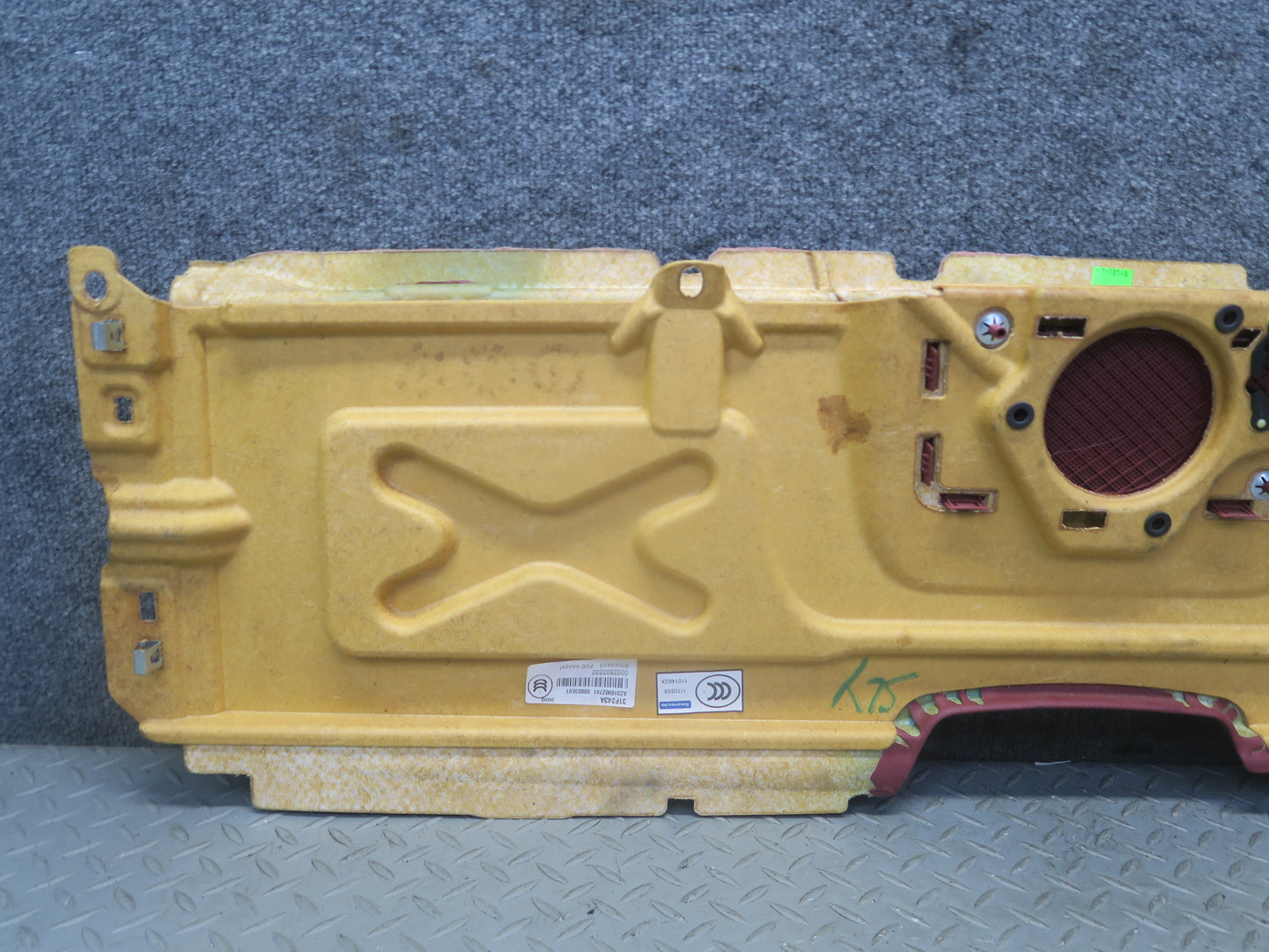 13-20 Mercedes R231 SL550 Rear Interior Parcel Deck Shelf Partition Panel OEM