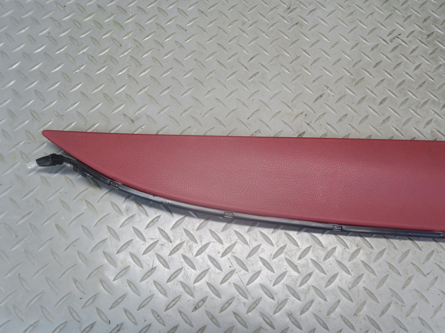 13-20 Mercedes R231 SL550 Set of 2 Center Console Leather Side Trim Panel OEM