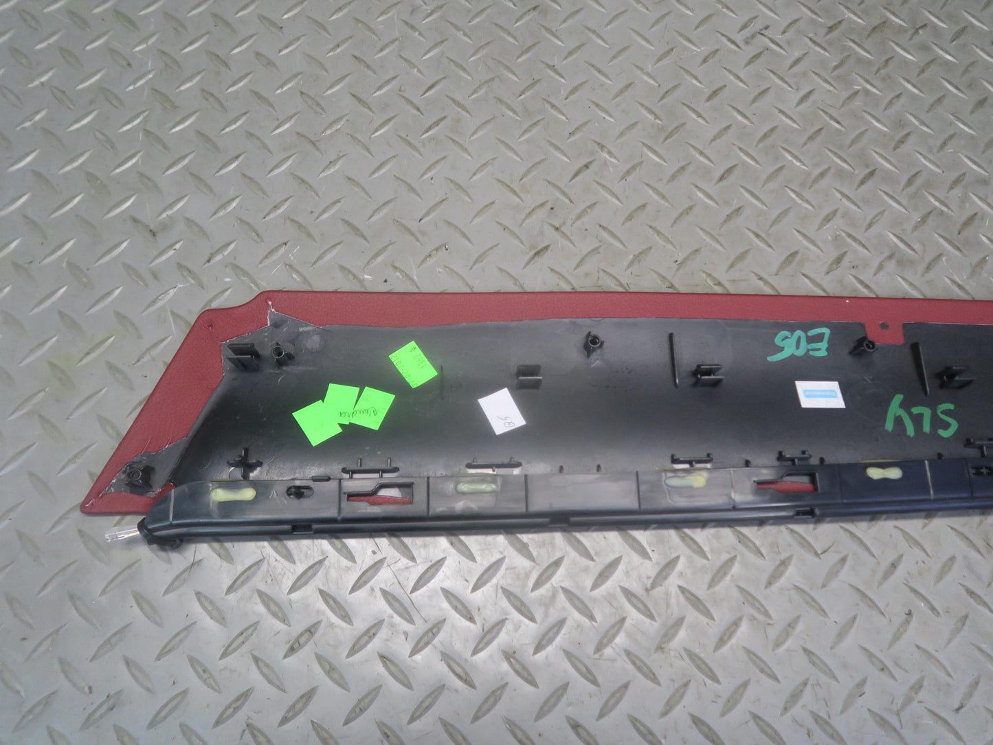 13-20 Mercedes R231 SL550 Set of 2 Center Console Leather Side Trim Panel OEM