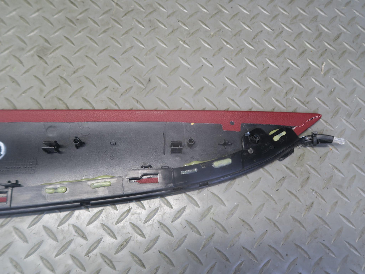13-20 Mercedes R231 SL550 Set of 2 Center Console Leather Side Trim Panel OEM