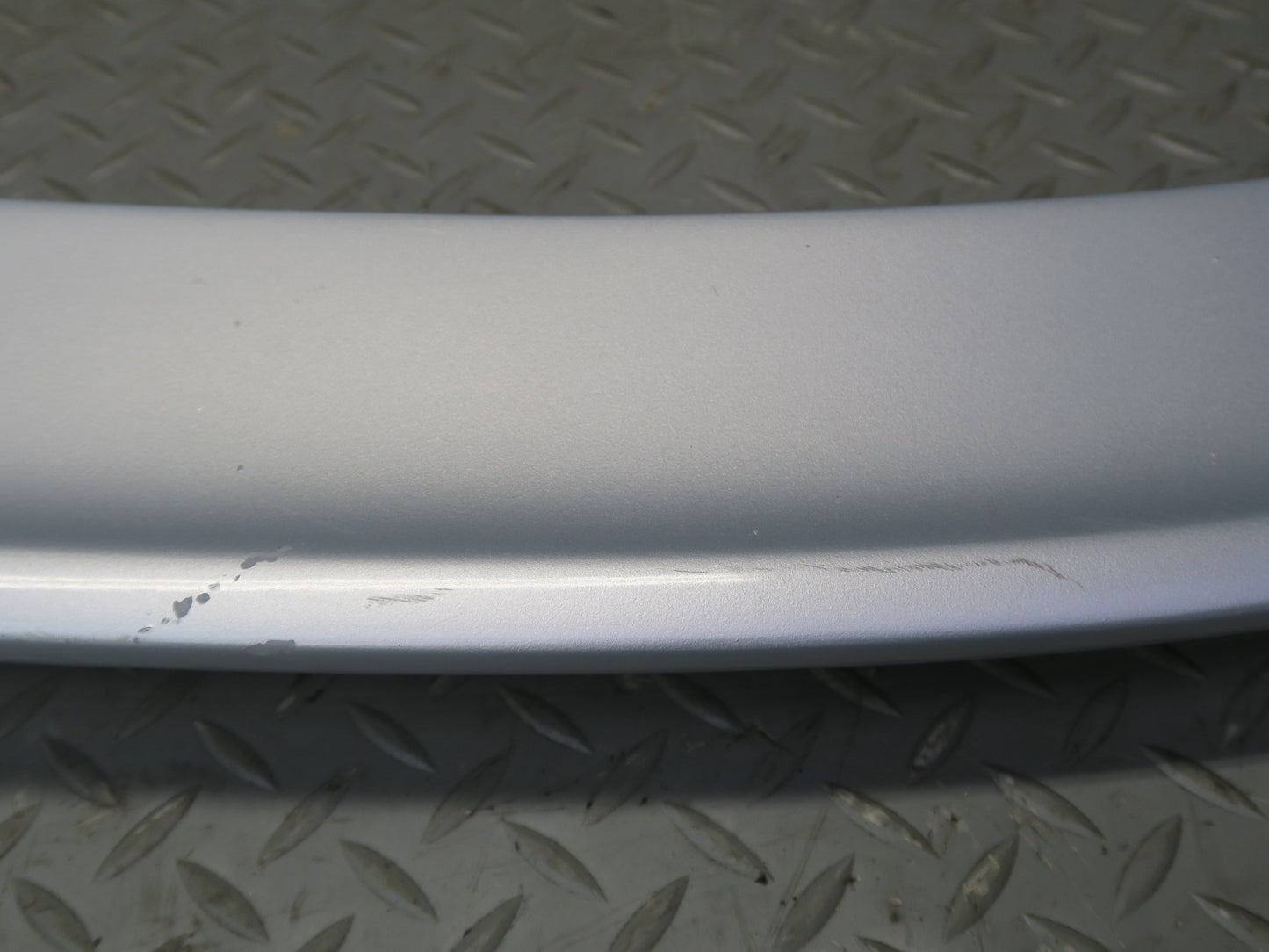 13-20 Mercedes R231 SL550 AMG Rear Trunk Lid Spoiler Iridium Silver OEM
