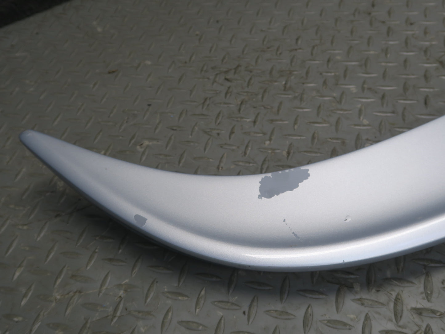 13-20 Mercedes R231 SL550 AMG Rear Trunk Lid Spoiler Iridium Silver OEM